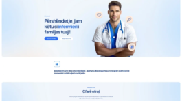 Krijimi i faqes se internetit Infermier-al