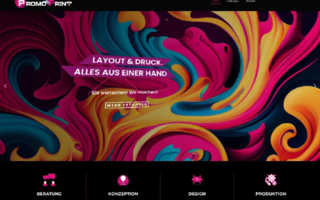 Krijimi i faqes Promo-Print-net