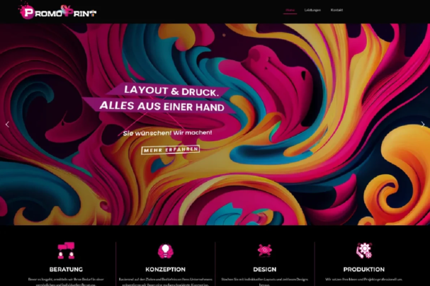 Krijimi i faqes Promo-Print-net